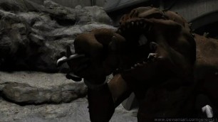 Rancor Eats Luke - Vore Animation