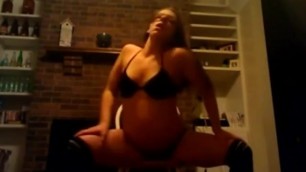 Pregnant Strip Tease
