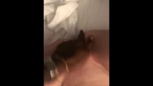Hotwife Squirting while Sucking BBC in Hotel