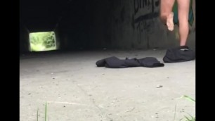 Naked under the Motorway