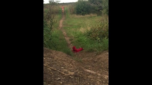 Long Naked Walk outside