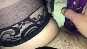 50 year old hairy wife playing with dildo