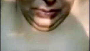 Indian Aunty Blowjob And Cumshot on Face