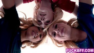 Soccer Game For Dumb Teen Blonde Bffs Where They Lose A Big Bet Creampie Amateur