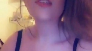 Amelia Skye gives oily bra titfuck filmed on s. - Big tit whore