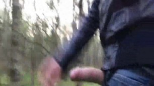 Public cumshot after playing with my dick for a long time 134
