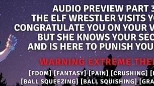 Audio Preview Part 3: The Elf Wrestler Visits You to Congratulate You On Your Victory... But She Knows Your Secret
