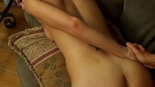 Cute teen is shown how to assfuck at night
