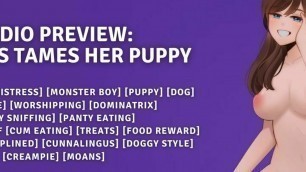 Audio Preview: Mistress Tames Her Puppy