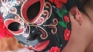 Day of the dead: Nice oral, masturbation and beautiful SQUIRT!