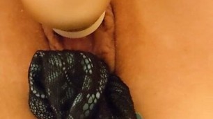 Panty Stuffing with solo orgasm