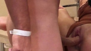 STEPDADDY FUCKS STEPDAUGHTER WITHOUT CONDOM AND CUMS