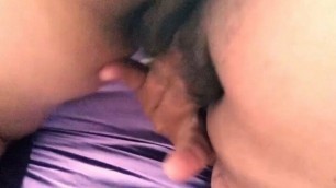 I love her anal contractions and I cum inside her!