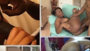 Ebony enjoys cocks and pussies #5 - more scenes