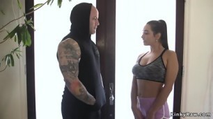 Big Personal Trainer Fucks Hottie In Bondage